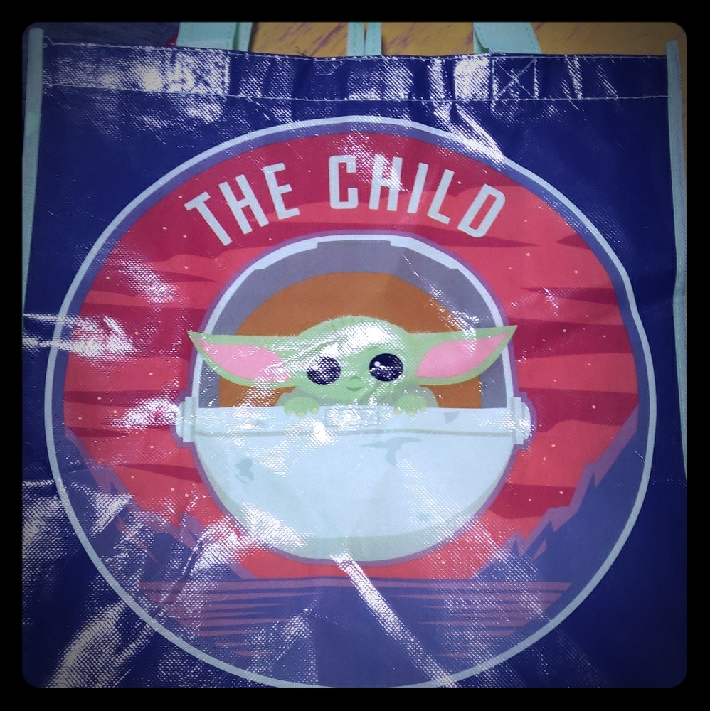 ✨ NWT Star Wars Baby Yoda Reusable Tote Bag ✨